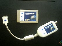 Als Netzwerkkarte benutze ich eine 3com EtherLink III PC-Card