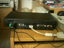 PS/2-, Power-, Seriell-, PCMCIA-, Parallel, VGA-Anschlüsse