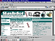 mein Lieblingsbrowser Opera in einer älteren, aber ausreichenden Version (5).