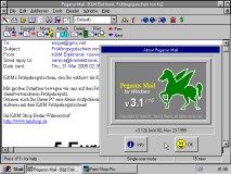 Pegasus Mail 3.1 kann mit ein paar Verrenkungen auch mehrere Postfächer verwalten