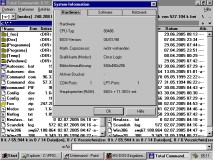 Der TotalCommander (16 Bit) läuft natürlich.